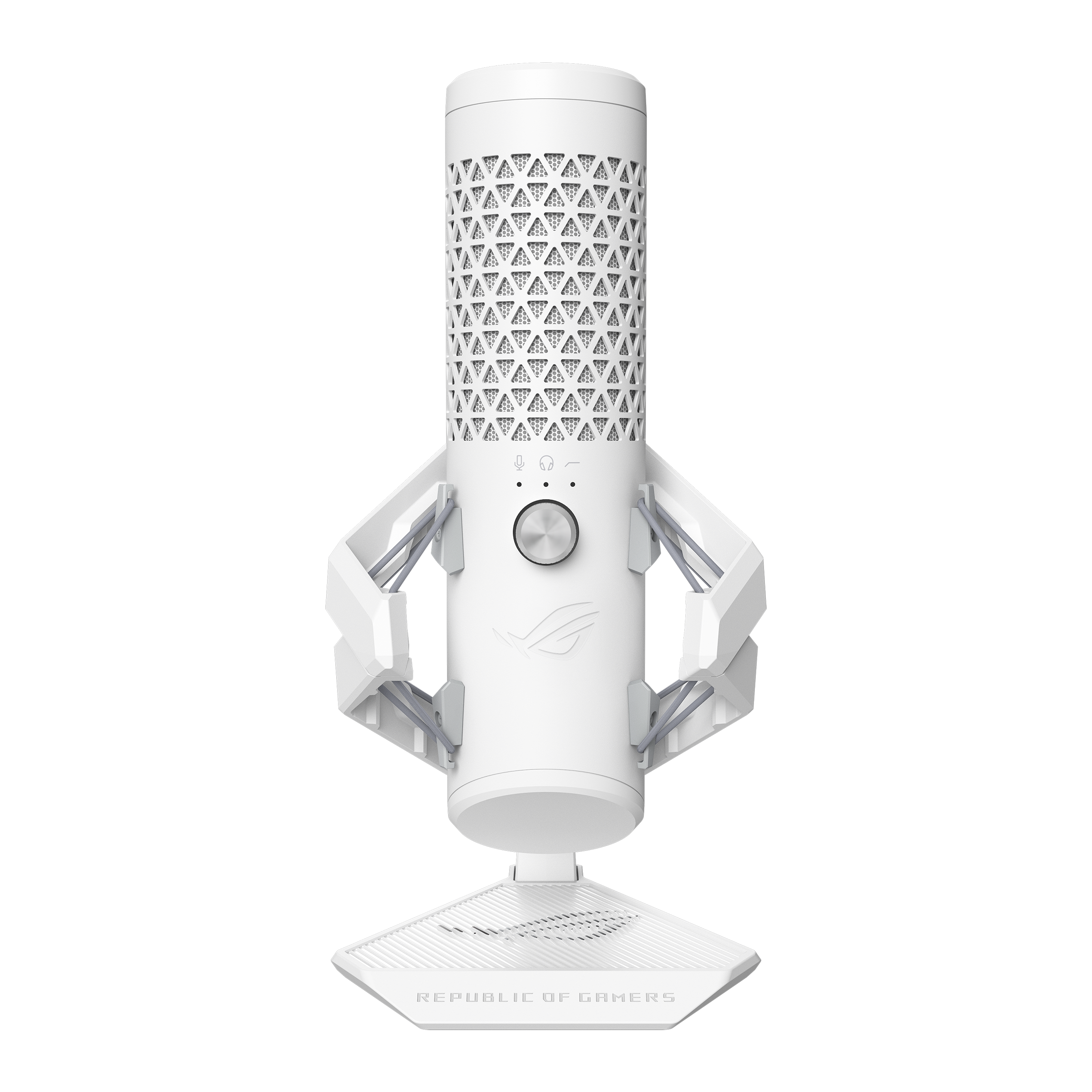ASUS ROG Carnyx Professional Cardioid Condenser Gaming Microphone - White ASUS ROG Carnyx Professional Cardioid Condenser Gaming Microphone - White